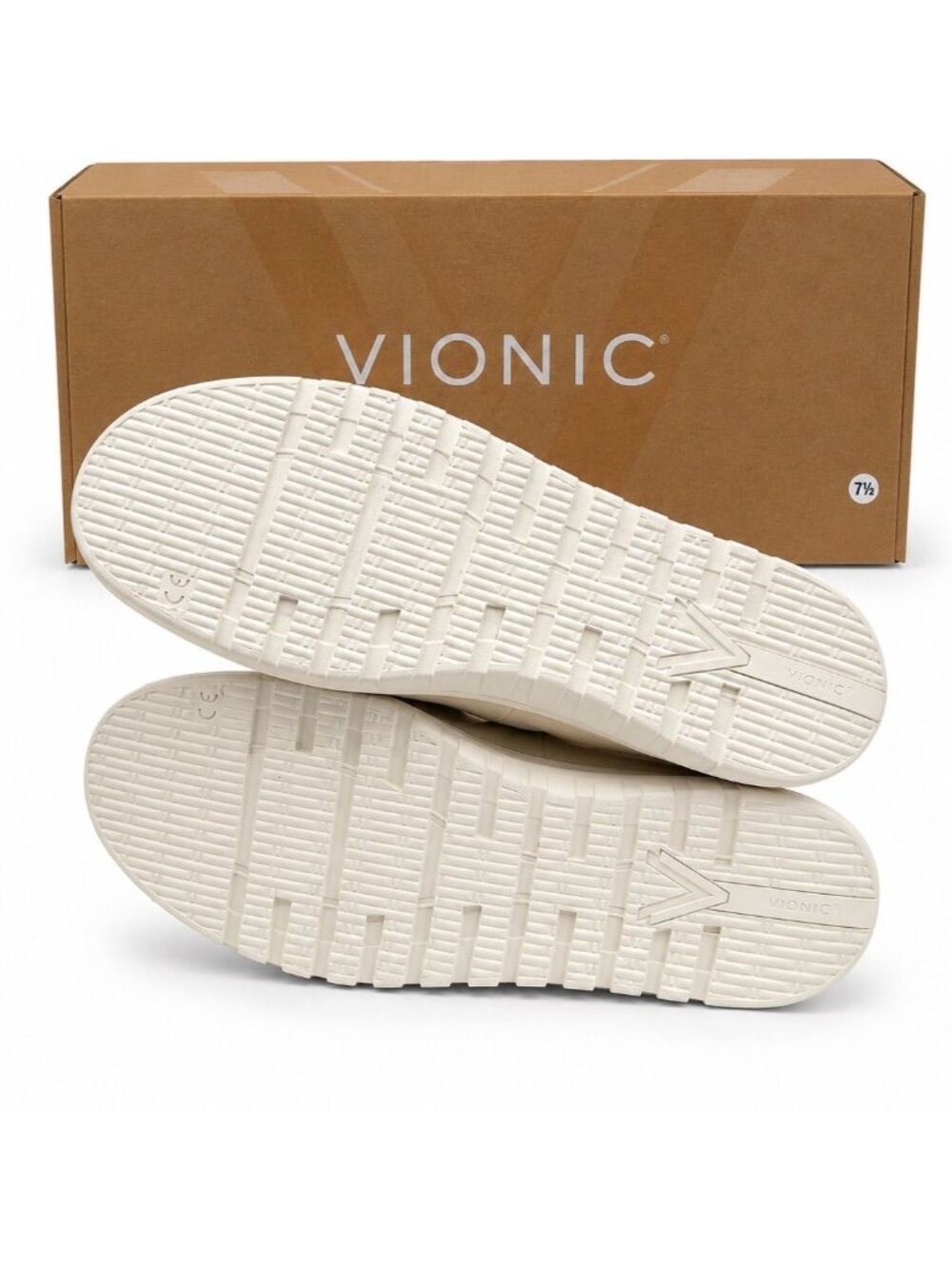 VIONIC Uptown Willa Cream Leather Slip On Sneakers Womens 6.5 M Arch Support - Picture 10 of 12